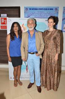 Naseeruddin Shah and Kalki Koechlin at Special Screening of film 'Waiting'