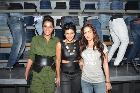 Manasi Scott, Mandira Bedi and Elli Avram at G-Star Elwood 20th Anniversary Event