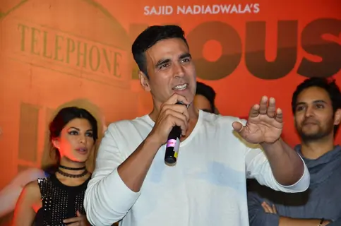 'Awaz Niche!' - Akshay Kumar at Launch of song 'Taang Uthake' of 'Housefull 3'