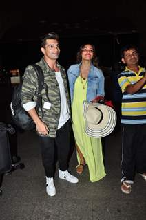 Karan Singh Grover and Bipasha Basu leave for their Honeymoon