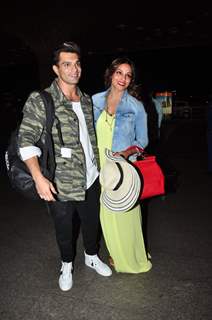 Karan Singh Grover and Bipasha Basu leave for their Honeymoon