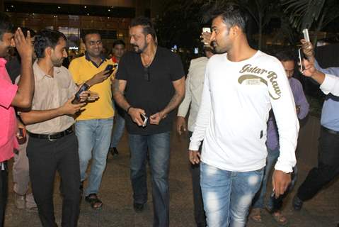 Sanjay Dutt Snapped at Airport