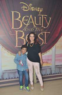 Sonu Nigam's wife Madhurima Nigam at Special Screening of 'Beauty and the Beast'