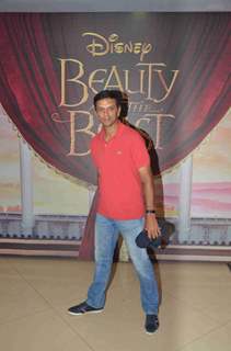 Cricketer Rahul Dravid at Special Screening of 'Beauty and the Beast'