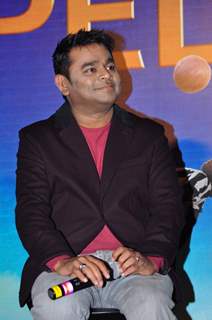 A.R. Rahman and  Manasi Scott at 'Pele' Film Launch