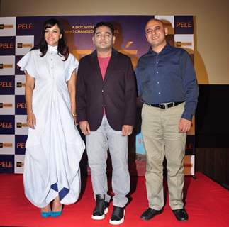 A.R. Rahman and  Manasi Scott at 'Pele' Film Launch