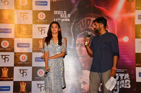 Alia Bhatt at Song Launch of 'Udta Punjab'