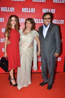 Sanjay Khan with Sussane Khan, Zeenat Aman at Launch of Book Iconic Jewels of India