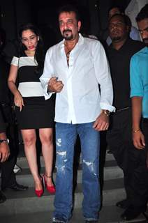 Sanjay Dutt and Manyata Dutt at Success Bash of 'Baaghi'