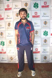 Siddhant Kapoor at a cricket match between Daring Dozen & Panthers