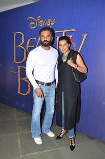 Suniel Shetty at Special Screening of 'Beauty and the Beast'