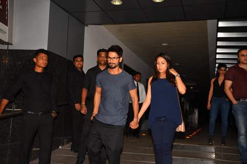 Shahid Kapoor and Mira Rajput Snapped Post Dinner Party