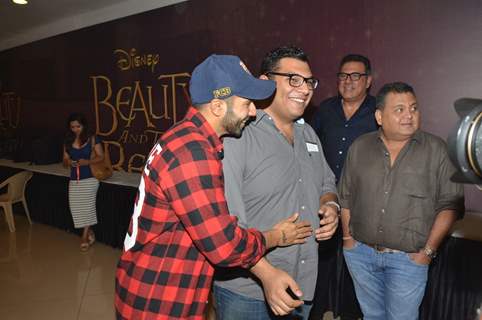Varun Dhawan, Boman Irani and Kunal Vijaykar at Special Screening of 'Beauty and the Beast'