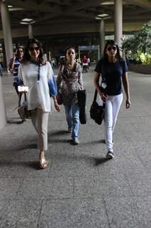 Juhi Chawla Snapped at Airport