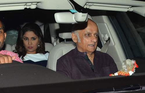 Mukesh bhatt at Shah Rukh Khan's Dinner Party for Apple CEO TIM Cook