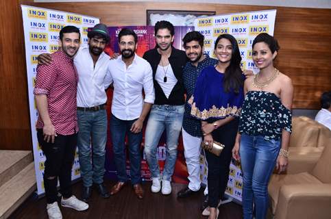 Hariharan with Dishank Arora and Jyoti Sethi visits Inox Malad