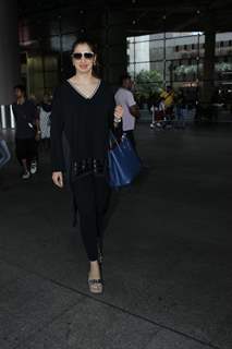 Airport Spotting: Lakshmi Rai