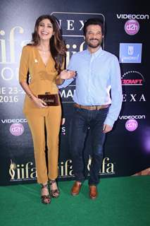 Anil Kapoor and Shilpa Shetty at IIFA 2016 Press Conference