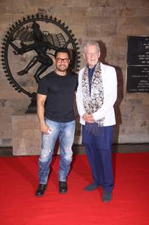 Aamir Khan at Miami Film Club Talk with Ian McKellen