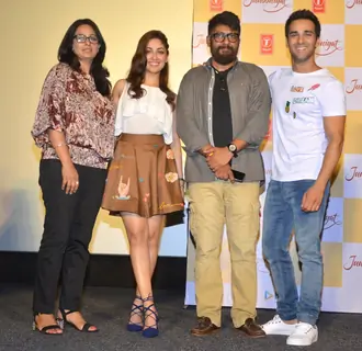 Yami Gautam and Pulkit Samrat at Trailer Launch of 'Junooniyat'