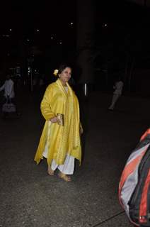 Shabana Azmi Snapped at Airport