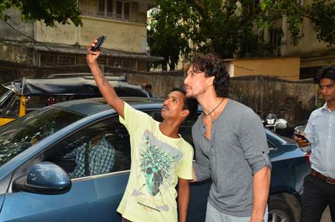 Tiger Shroff Snapped in Bandra