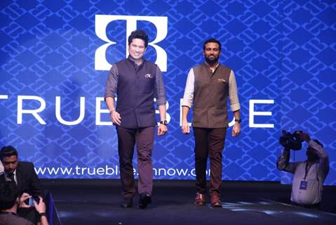 Sachin Tendulkar Walks the Ramp at True Blue Event