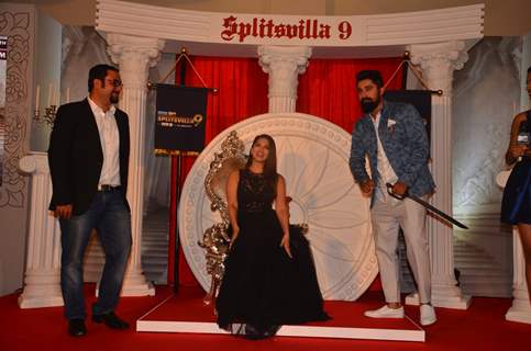 Rannvijay Singh and Sunny Leone at Launch of 'MTV  'Splits Villa Season 9'