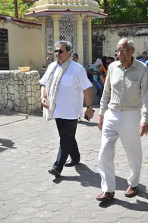 Filmmaker Subhash Ghai at Vikas Mohan's Funeral