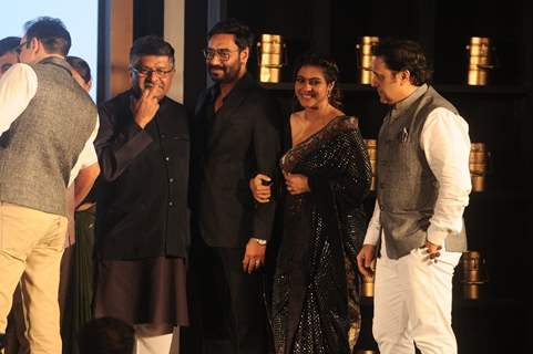 Ajay Devgn- Kajol and Govinda at Swabhimaan Mumbaikar Event
