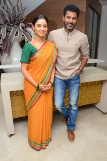 Prabhu Deva with Tamannaah Bhatia at Launch of the film 'Abhinetri'