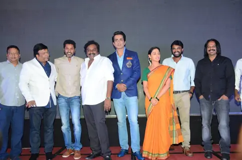 Prabhu Deva, Tamannaah Bhatia and Sonu Sood at Launch of the film 'Abhinetri'