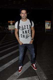 Varun Dhawan Snapped at Airport