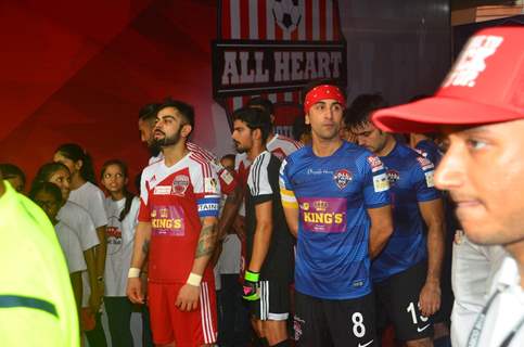 Ranbir Kapoor and Virat Kohli at the Soccer Match !