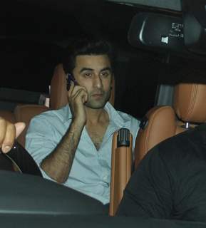 Ranbir Kapoor Snapped at Karan Johar's House