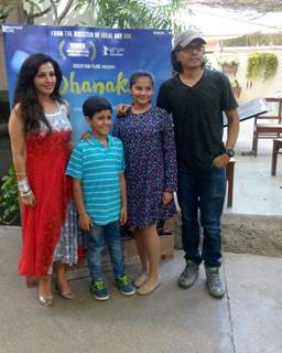 Nagesh Kukunoor with Krrish Chhabria and Hetal at Special Screening of Dhanak hosted by Mini Mathur