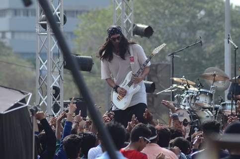Arjun Rampal Shoots for Live Performance Scene of Rock on 2!