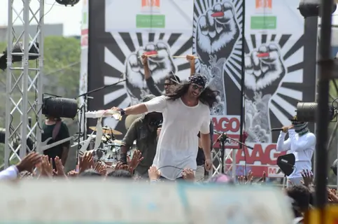 Arjun Rampal Shoots for Live Performance Scene of Rock on 2!