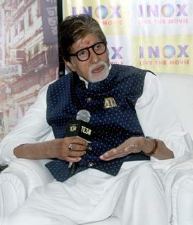 Amitabh Bachchan at Press Meet of 'TE3N'