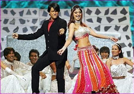 Shiamak Davar and Shilpa Shetty