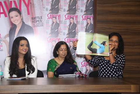 Amruta Fadnavis launches SAVVY magazine!