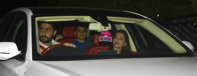 Aishwarya Rai Bachchan meets Abhishek and leaves for Dinner!