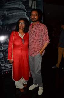 Irrfan Khan with Wife at Madaari Song Launch