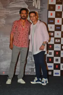 Irrfan Khan and Jimmy Shergill at Madaari Song Launch