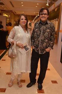 Sanjay Khan and Zarin Khan at Nargis Dutt Foundation's Art Event