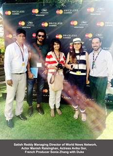 Manish Raisinghan and Avika Gor at Priceless Cannes Event!