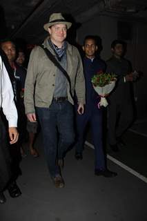 Brendan Fraser Snapped at Mumbai Airport