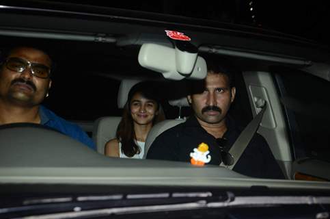 Alia Bhatt  at Special Screening of Marathi film 'Sairat'