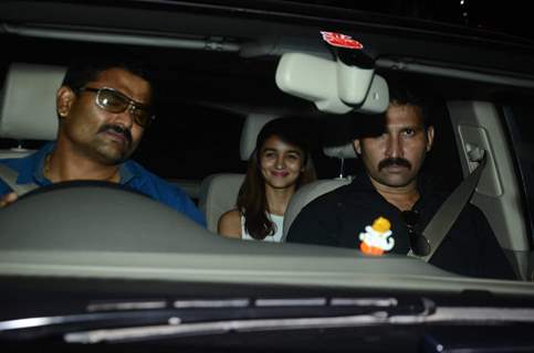 Alia Bhatt at Special Screening of Marathi film 'Sairat'