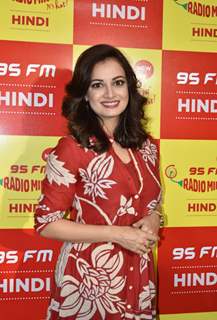 Dia Mirza at 'Radio Mirchi 95 FM'!